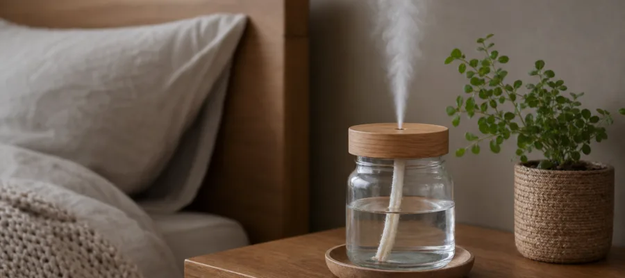 DIY-Luftbefeuchter fuers Schlafzimmer: Kreative Ideen fuer mehr Wohlfuehlatmosphaere