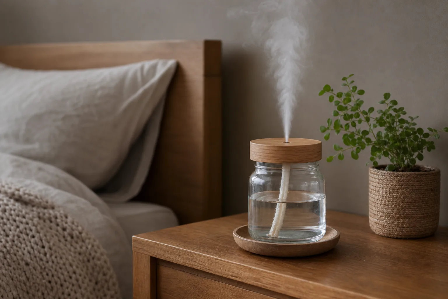 DIY-Luftbefeuchter fuers Schlafzimmer: Kreative Ideen fuer mehr Wohlfuehlatmosphaere